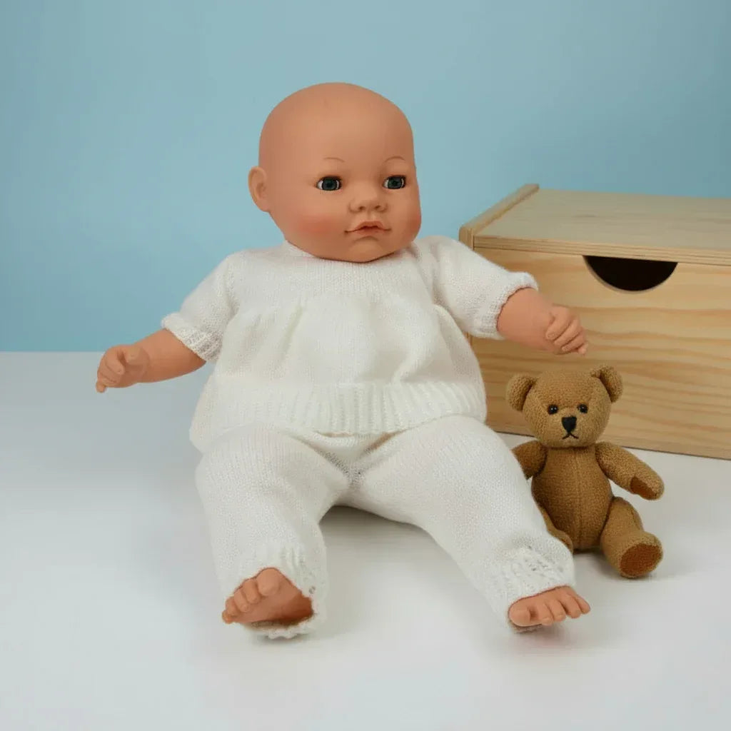 Heritage Collection: Complete Baby Boy Christening Set Knitting Pattern