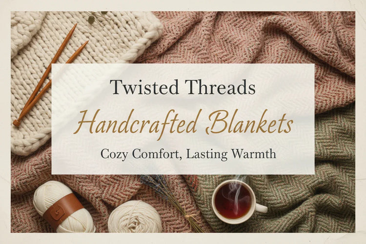 Handcrafted Blankets - Twisted - Threads