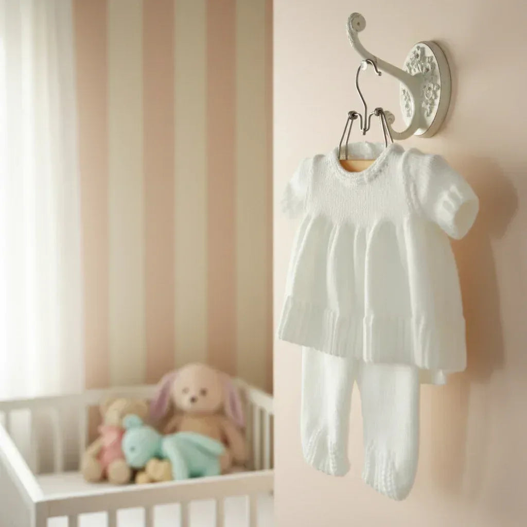 Heritage Collection: Complete Baby Boy Christening Set Knitting Pattern