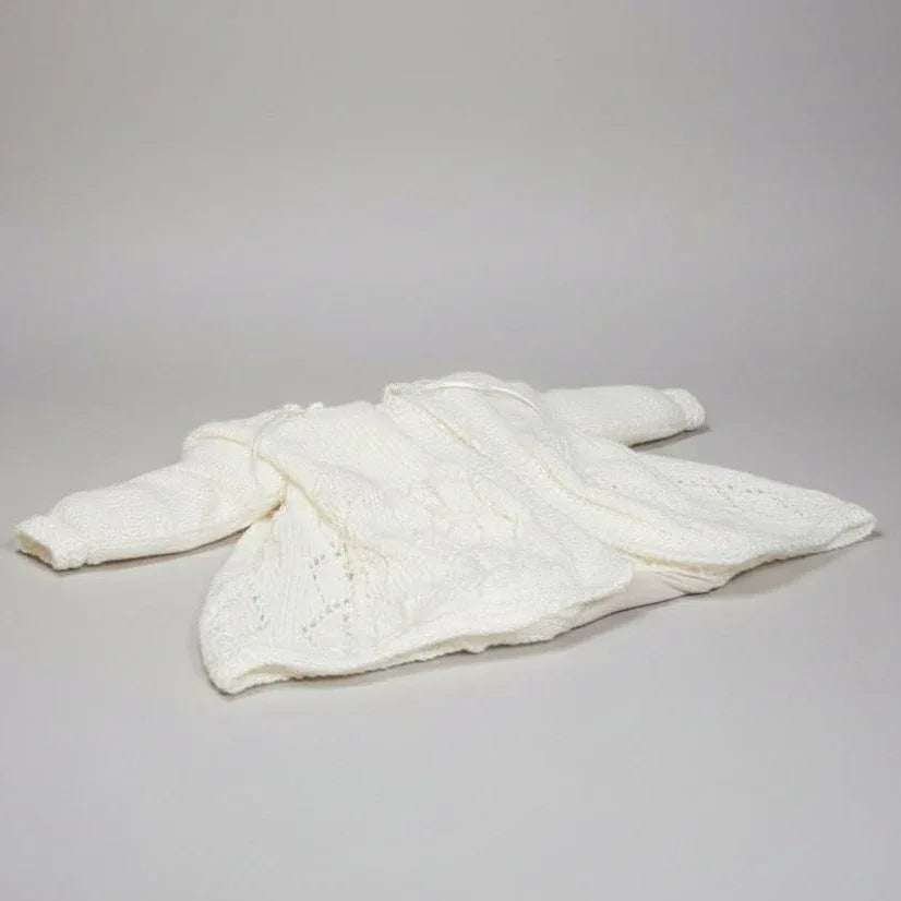 Knitting Pattern: Lace Christening Jacket & Bonnet. Size 3 to 6 months - Digital Download - Twisted - Threads