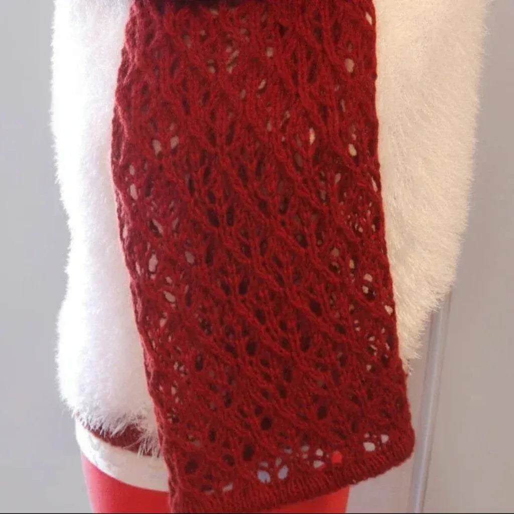 Knitting Pattern: Ladies Faux Fur Cropped Cardigan with Diamond Lace Sleeves. Sizes S - XL - Digital Download - Twisted - Threads