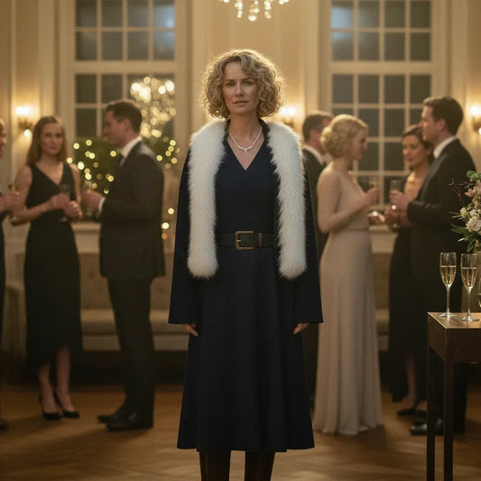 Knitting Pattern: Ladies Faux Fur Cropped Cardigan with Diamond Lace Sleeves. Sizes S - XL - Digital Download - Twisted - Threads