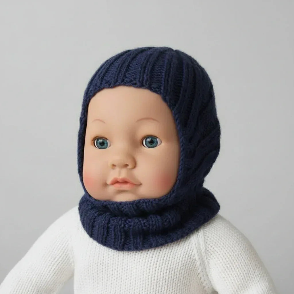 Knitting Pattern Baby to Toddler Helmet Style Hat and Mittens Set. Sizes 1, 2, 3, 4 - Digital Download - Twisted - Threads