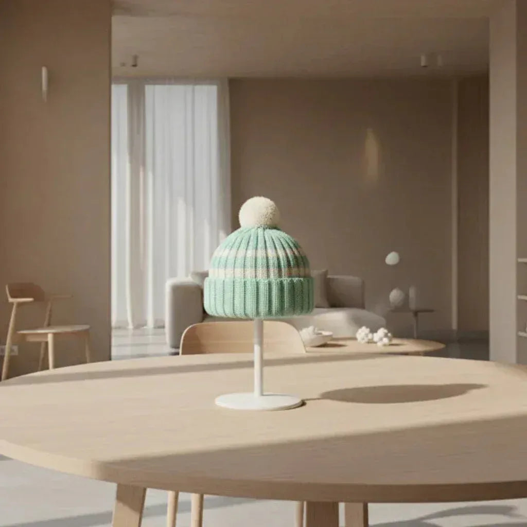 Knitting Pattern: Child's Striped Toboggan Hat with Optional Pom Pom. Sizes 1 - 4 - Digital Download - Twisted - Threads