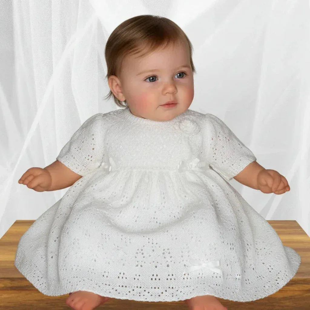 Knitting Pattern: Toddler Girl's Lace Party Dress & Headband, Sizes 1 - 4 - Digital Download - Twisted - Threads
